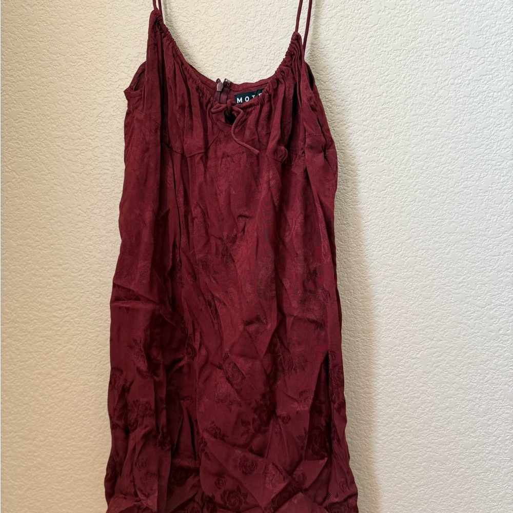 Motel Burgundy Dress